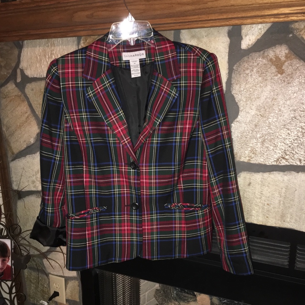 ❤️ Plaid Sag Harbor Jacket